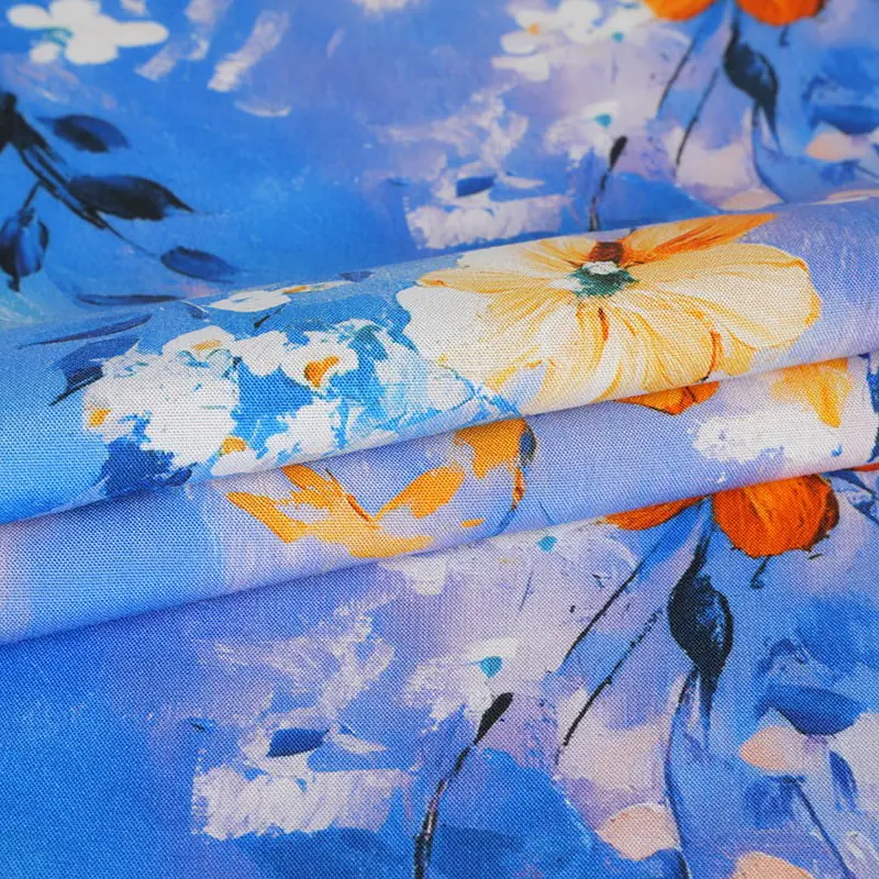 친환경 레이온 반응성 인쇄 원단